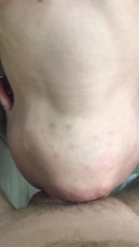 Ashley takes a POV throat bulging, side facefucking & a throat pie