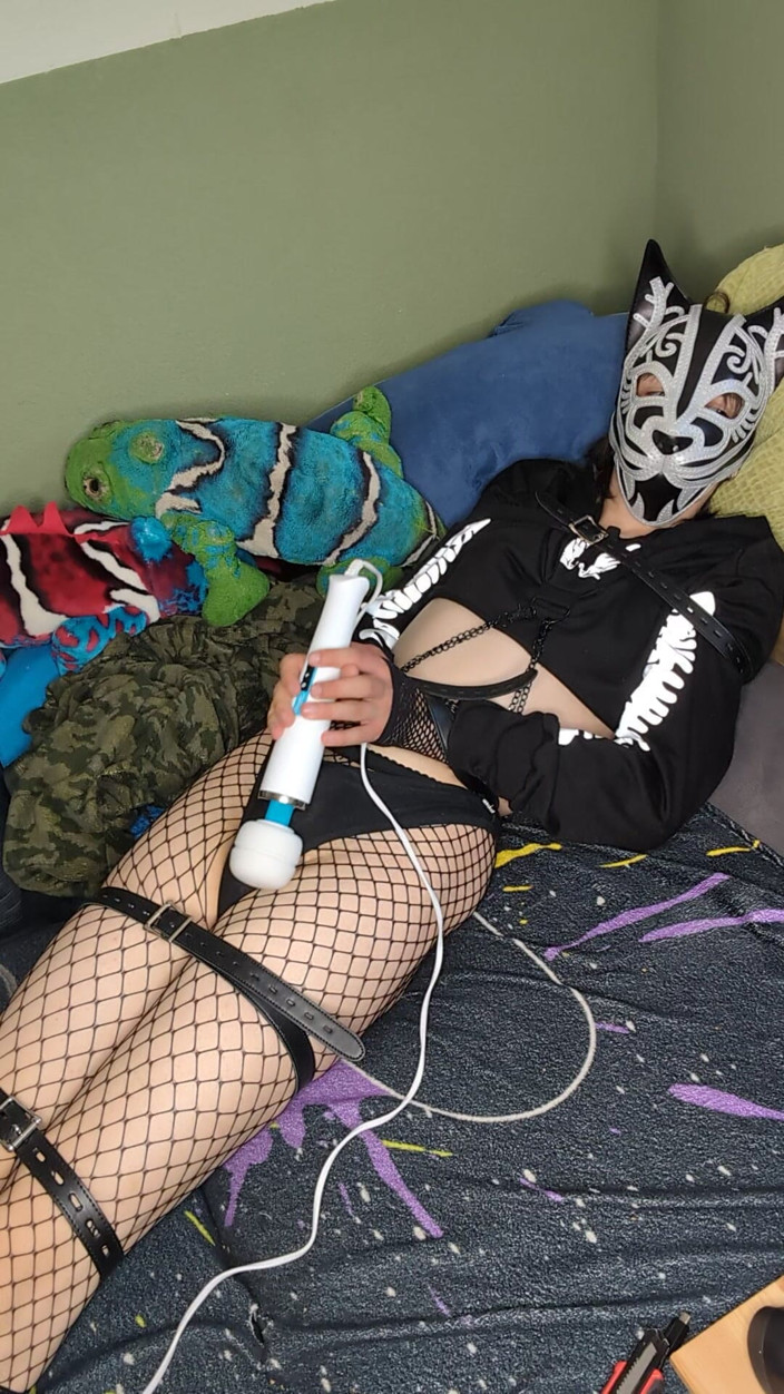 AJ_the_catgirl: Edging with Wand 2