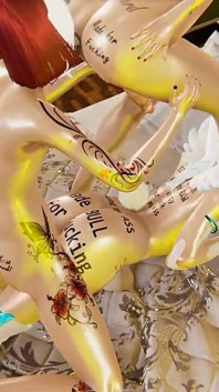 Yaoi - 펨보이 트리오, 3분의 1의 엉덩이를 먹으며 또 따먹기
