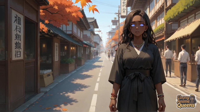 Ebony Anime Queens: La déesse sombre fournit une éjaculation orale audacieuse et flasque, conformant...