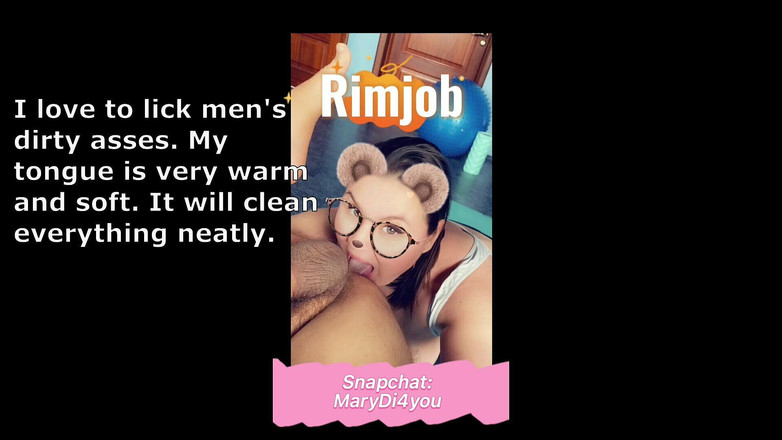 Mary Di: Римминг. Я хочу лизать анус мужчины своим языком. Я люблю очко человека быть чистым, мой язык делает это хорошо.