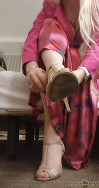 Taking off My High Heels After a Party