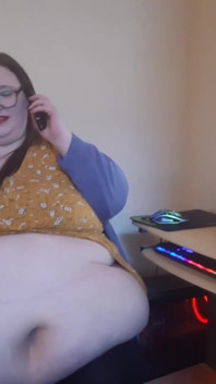 SSBBW secretary humiliated at work by boss - fantasy