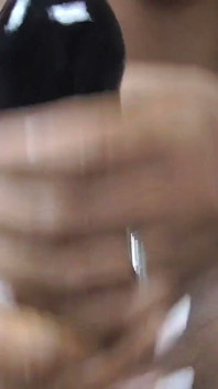 Ebenholz-barbie pOV-strapon