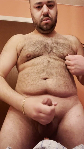 D Longer: Jerking off my cock! Cum shot and nipple play!