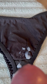 Cum on Wife’s Panties 18