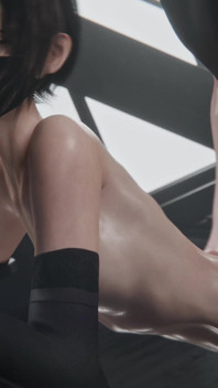 Yuffie Doggystyle - foda anal com gozada interna Final Fantasy 7 3D Hentai [versão mascarada]