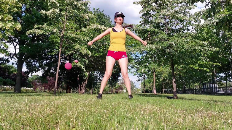 Mirsur: Sexy dívka sport venku