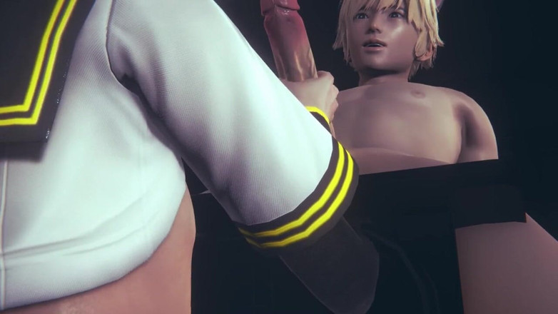 Yaoitube: Vocaloid Yaoi Femboy - Len Honění ve třídě