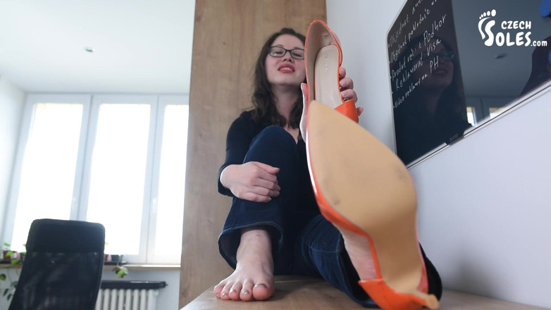 Czech Soles - foot fetish content: Big soles foot fetish teasing webcam