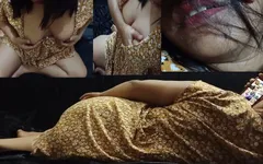 Meu namorado foi tentado por sua luxúria quando eu usava um vestido amarelo