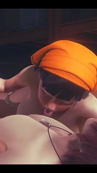Dragon Ball Hentai - Pan comme une salope sexy, partie 2 - Manga asiatique japonais, jeu de film porno