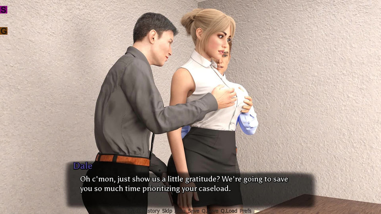 Dirty GamesXxX: Perfektní manželství: blonďatá vdaná a sexy kancelářská děvka - epizoda 51