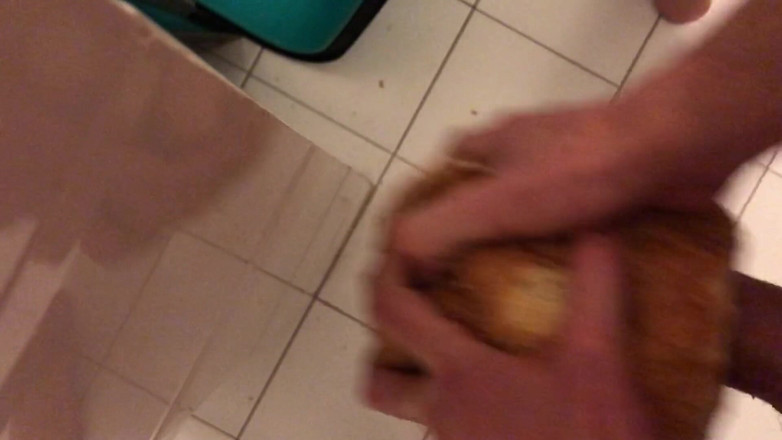 Francesco Spinozzi: fucking bread with cum