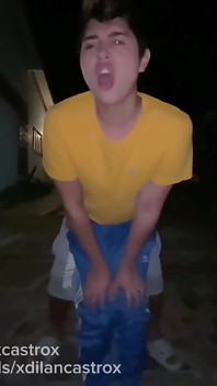 Cruisen, ficken einen jungen schwulen ohne gummi komme ich in seinen engen arsch, creampie