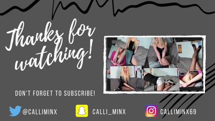 Calli Minx: Щасливого свята камшот