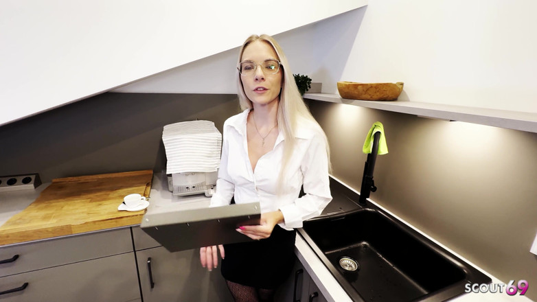 Scout69: Skinny German Secretary Teen Vivi Vallentine Get Anal Creampie Fuck...