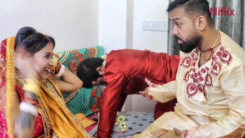 Anjalisingh_sexy: Newly Married Wife Fucked by Husband and Stepbrother in Law...