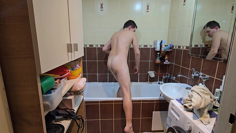 Fap_man93: Hot Hot Therapy - Privé Douchetijd Na Het Werk Voor Harige...