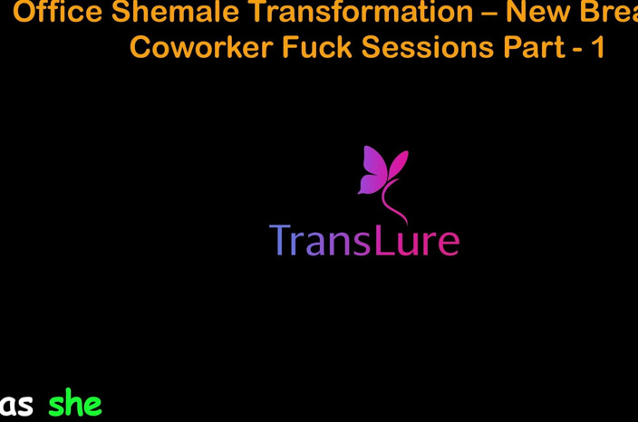 TransLure: Anglický audio sexuální příběh - Kancelář shemale transformace - nová prsa a...