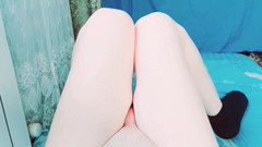 Kitty_Cross: Banci imut dientot habis-habisan di ranjang sambil main-main