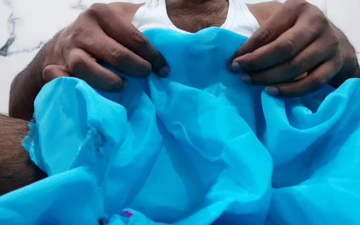 Satin And Silky: Satin silk handjob porn - meia-irmã Salwar Rub em Dick Head (88)