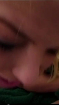 Thick Load Shot on Open Mouth and Tongue