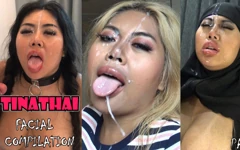 Nutz: Tinathai Facial Compilation Part 4 | Faphouse