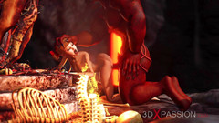 3dxpassion: Inferno. Žhavý sex v pekle. Ďábel tvrdě šuká mladou sexy otrokyně