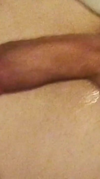 Fresh Cumshots Pooling and Still Full Hard Erect Clitty