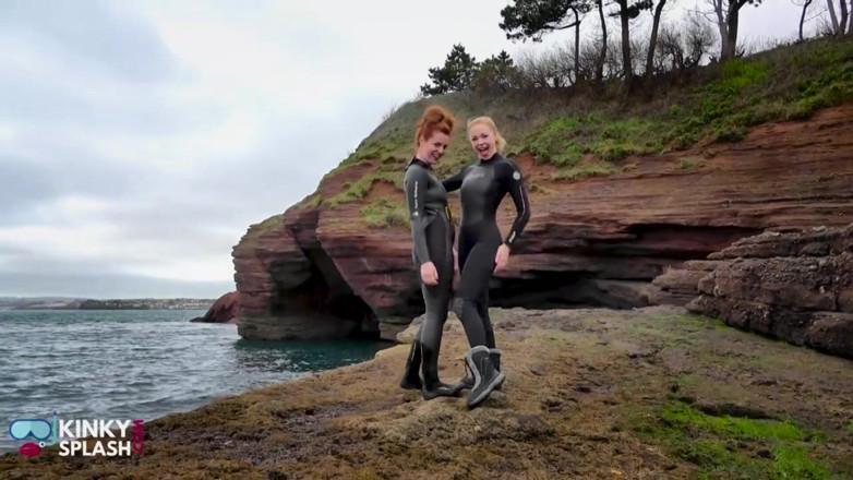 UKCuteGirl Lucy Lauren: Wetsuit Lifejacket Fashion Show com Lucy &amp;zoe