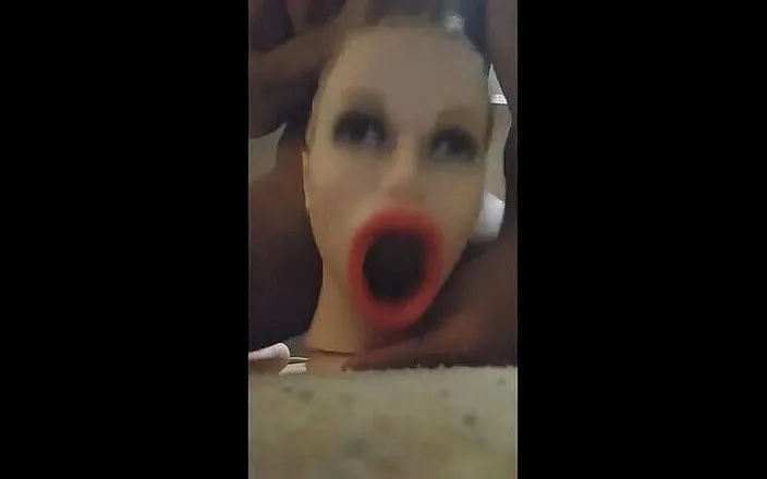 Naxy: Grabbing her hair and throat orgasm