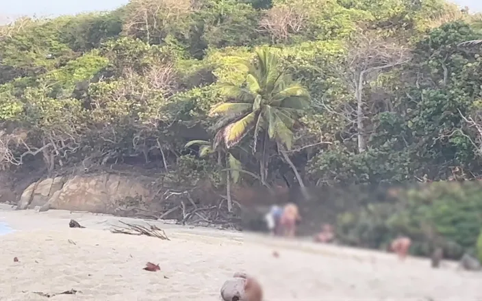 cxlila: Stranger Fucks Me on a Nude Beach After I Blow...