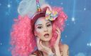 Bravo Models Media: 368 Adele Unicorn - roupas coloridas de látex