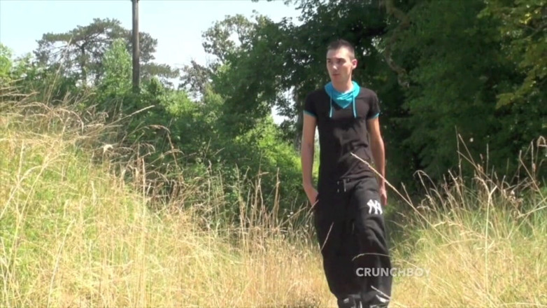Raw French Bad boys: Jimy fodido outdoot por hetero curioso