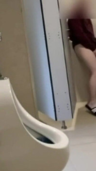 Amateur Horny Boy Gets Submitted and Pissed on in Public Toilets