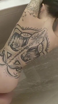 Petite Tatted Teen Fucked and Facialized