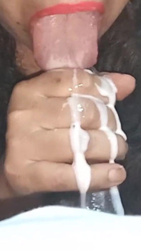 Cum in Mouth Handjob and Blowjob Viral Video Indian XXX
