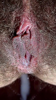 Hot Stepmom Plays with Her Dirty and Hairy Close-up