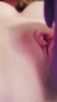 Teen Wife Is Home Alone and Horny, She Masturbates Hor Hubby