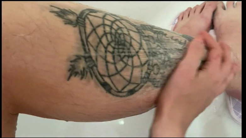 Cuteblonde666: Fetiche por pés, pernas peludas raspando