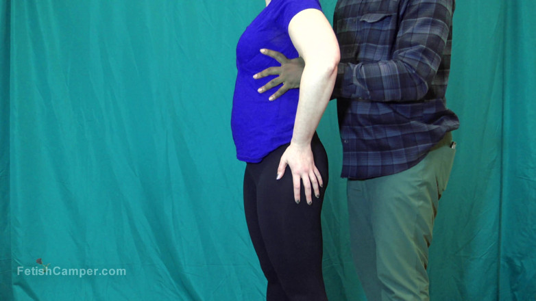 FetishCamper: Full video leggings grinding yoga pants titty touching