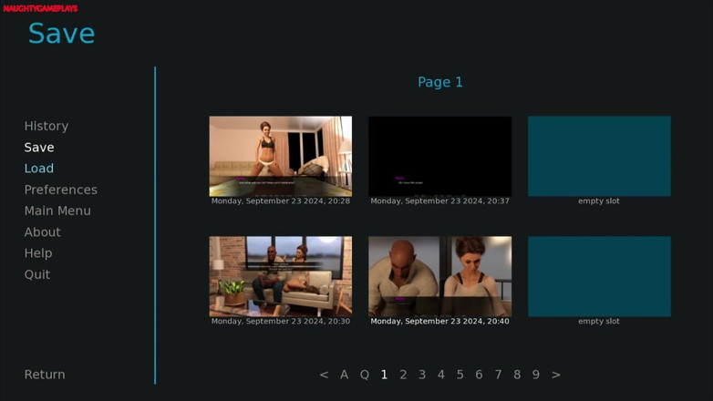 Naughty gameplays: Хотвайф, часть 1 - муж смотрит и снимает видео, как жену трахает ее первый большой черный член, хотвайф сосет и трахается с мясистым большим черным членом - порно игра