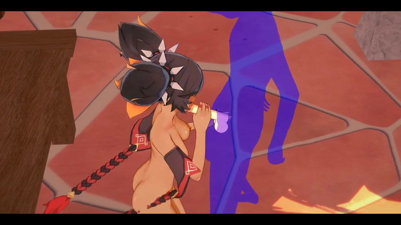 HentaiTubes: Genshin Impact Hentai - 心燕打手枪和口交 - 日本亚洲漫画电影游戏色情