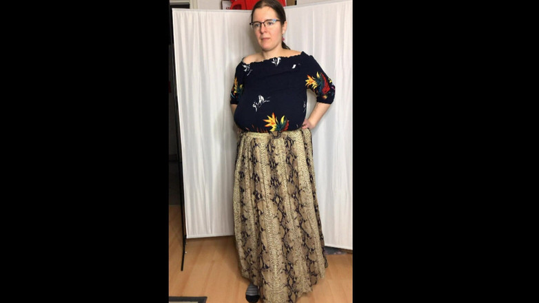 Lena Rose: Skirt Saiz Plus baru [cuba]