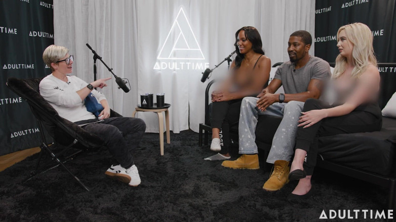 Adult Time Podcast: Подкаст порнозвезды после тройничка! | Lexi Lore, Isiah Maxwell и August Skye | Время для взрослых, подкаст