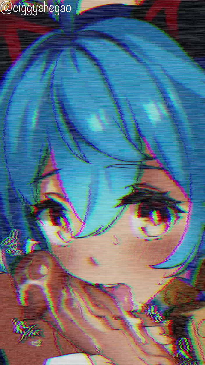 CiggyAhegao: Cocogoat Simulator - Ganyu Dostane Deep Belly Bulging Fuck &amp; Cumshot 65cm Mini...