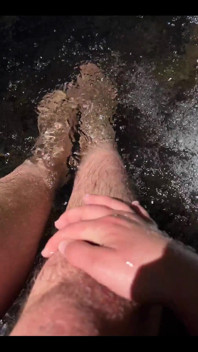 Rushing Water Against My Hirsute Legs