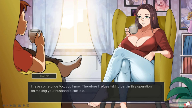 Dirty GamesXxX: MILF's Plaza: Żona uważa, że jedynym sposobem na uratowanie jej małżeństwa jest...