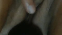 Juicy Pussy Masturbating with Vibrator